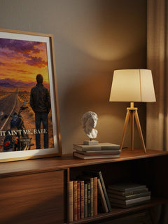 It Ain't Me, Babe watercolour print on bookshelf – Tillie Cole fan gift