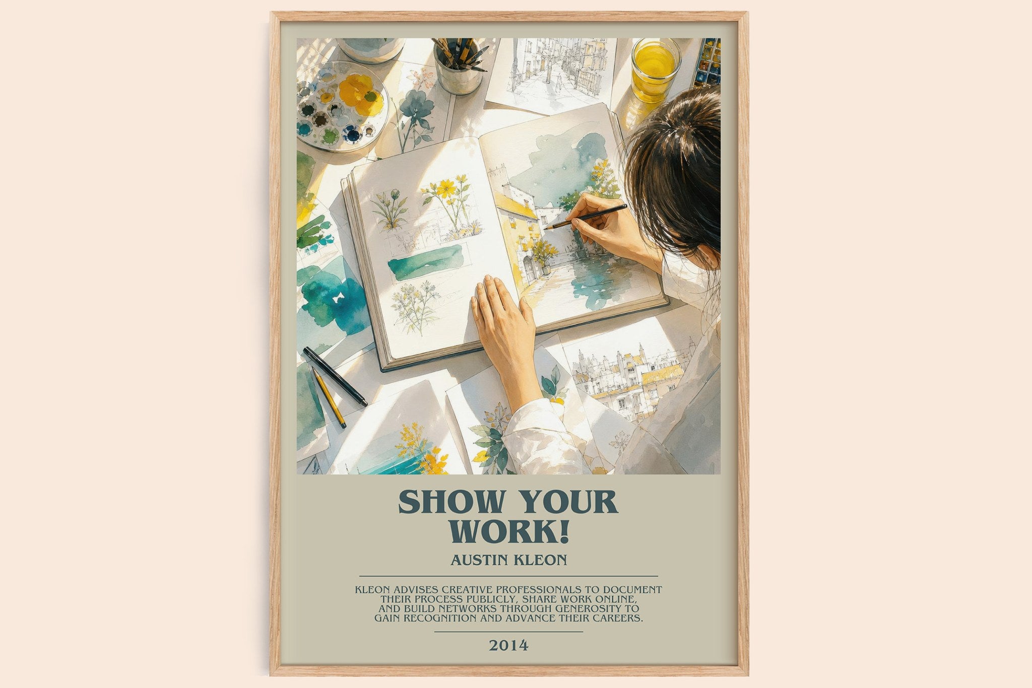 Show Your Work! Bookish Wall Art by Austin Kleon