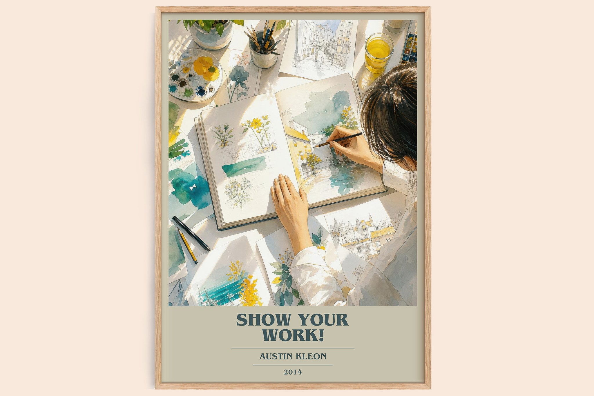 Show Your Work! Book Cover Poster by Austin Kleon