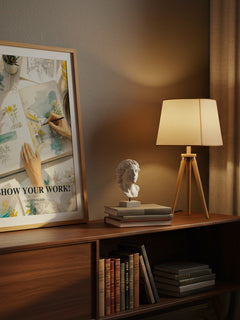 Show Your Work! watercolour print on bookshelf – Austin Kleon fan gift