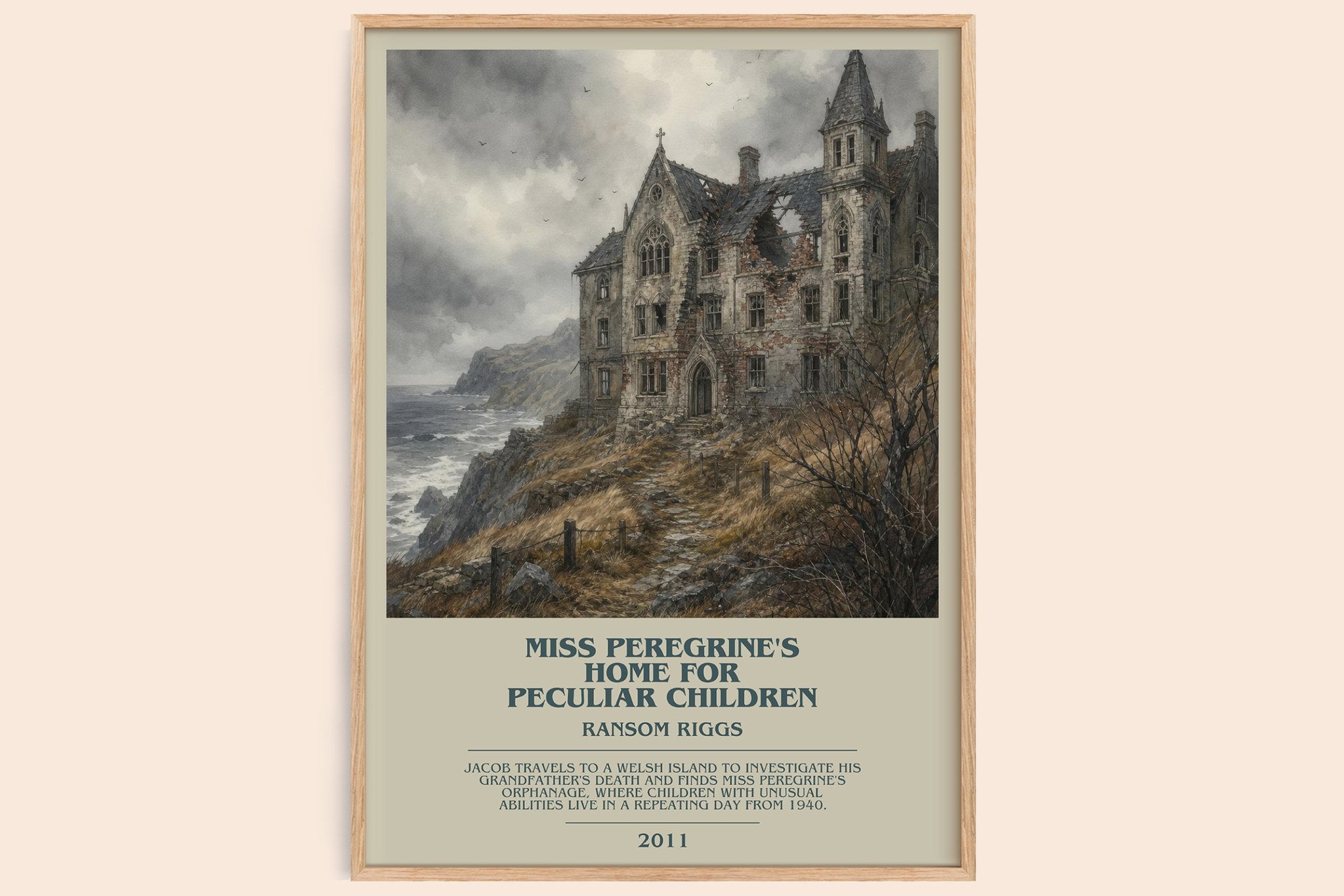 Miss Peregrine's Home for Peculiar Children Bookish Wall Art by Ransom Riggs