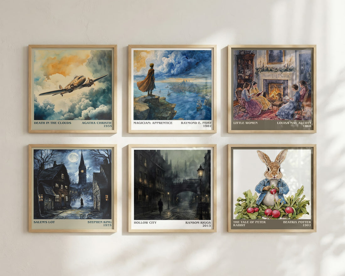 Hollow City literary art print colour and style options – Ransom Riggs book art