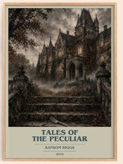 Tales of the Peculiar book cover book poster by Ransom Riggs – framed literary art print