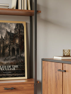 Tales of the Peculiar book watercolour illustration paper finish options – matte satin gloss