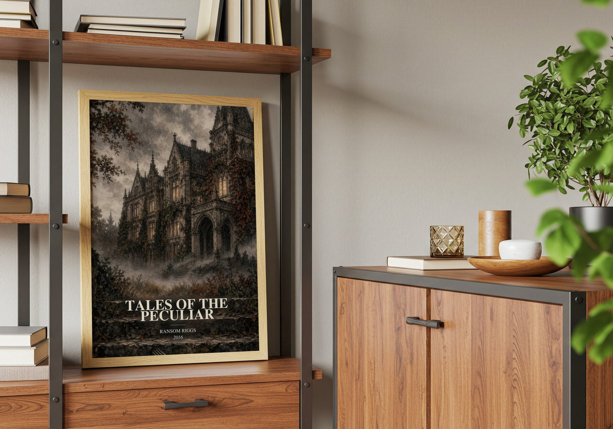 Tales of the Peculiar book watercolour illustration paper finish options – matte satin gloss