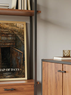 A Map of Days book watercolour illustration paper finish options – matte satin gloss