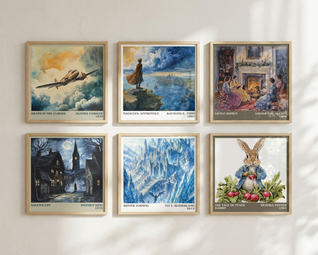 Winter Turning literary art print colour and style options – Tui T. Sutherland book art