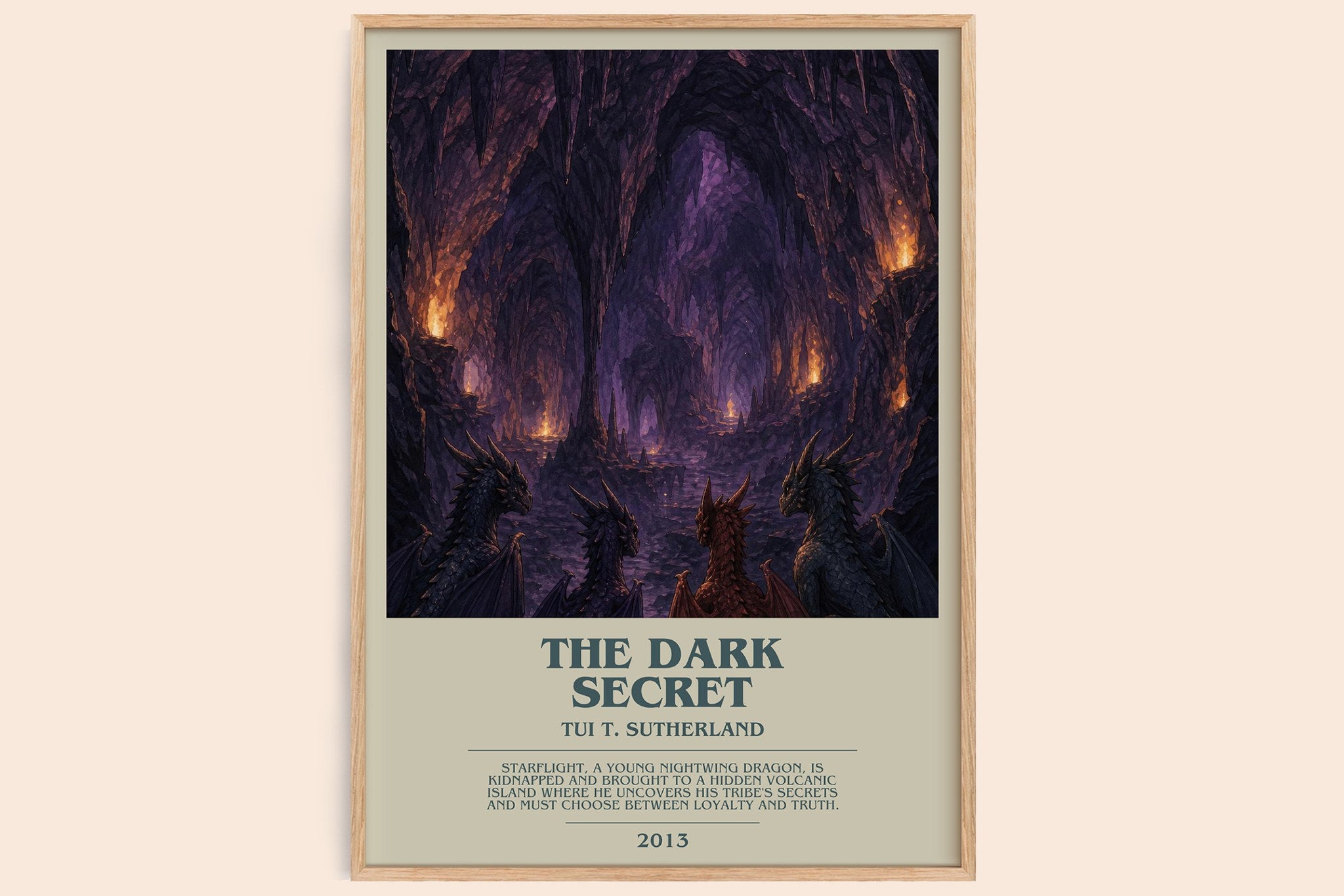 The Dark Secret Bookish Wall Art by Tui T. Sutherland