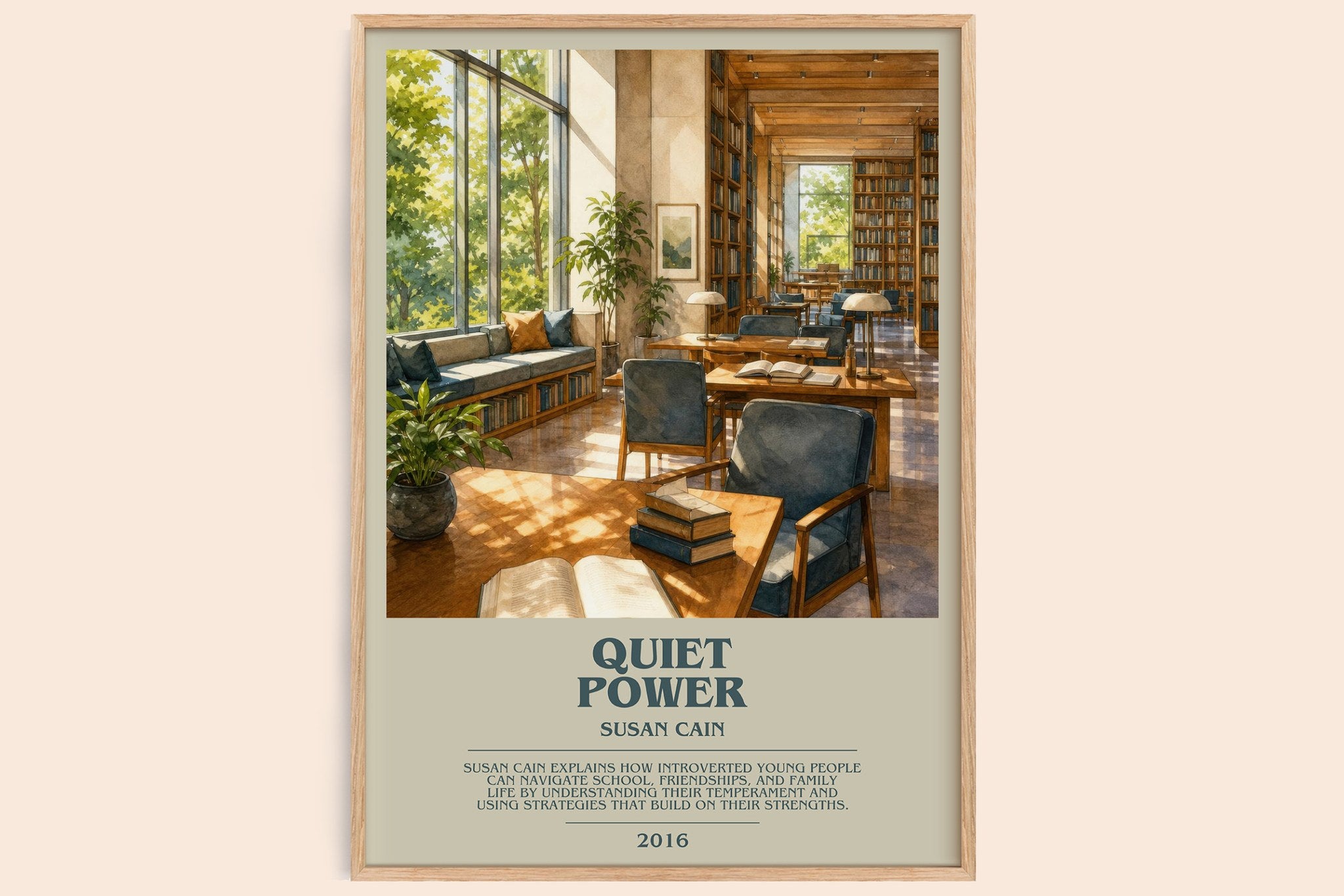 Quiet power Bookish Wall Art by Susan Cain