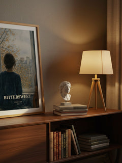 Bittersweet watercolour print on bookshelf – Susan Cain fan gift