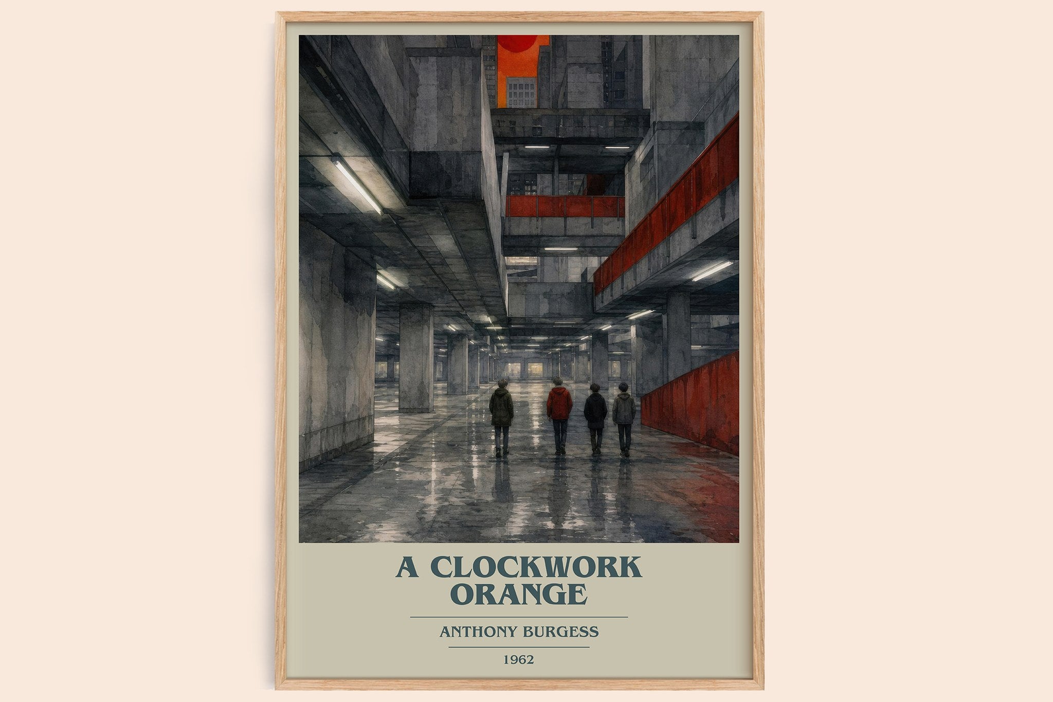 A Clockwork Orange Book Cover Poster by Anthony Burgess