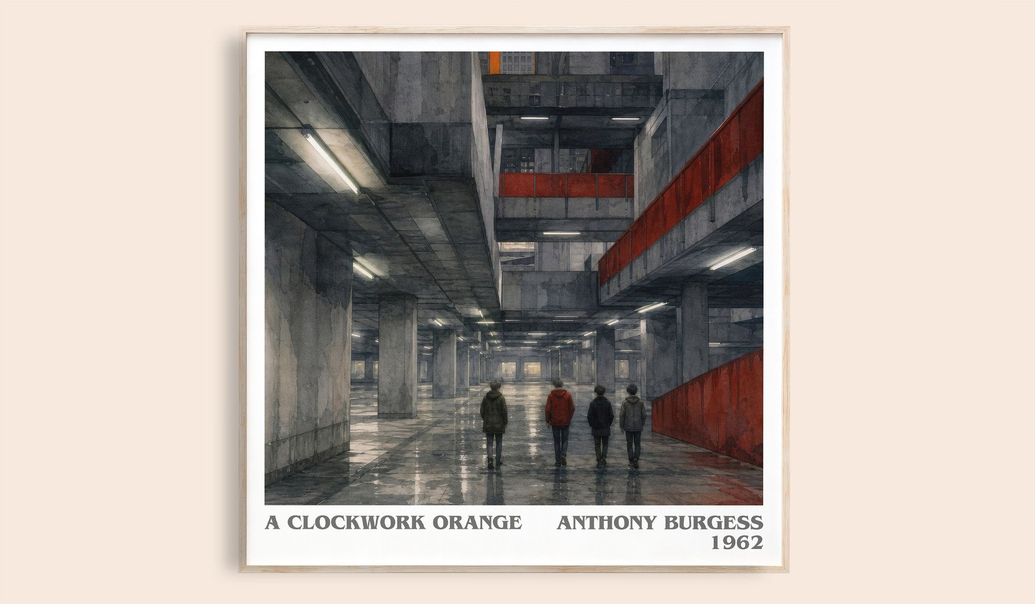 A Clockwork Orange Literary Art Print by Anthony Burgess