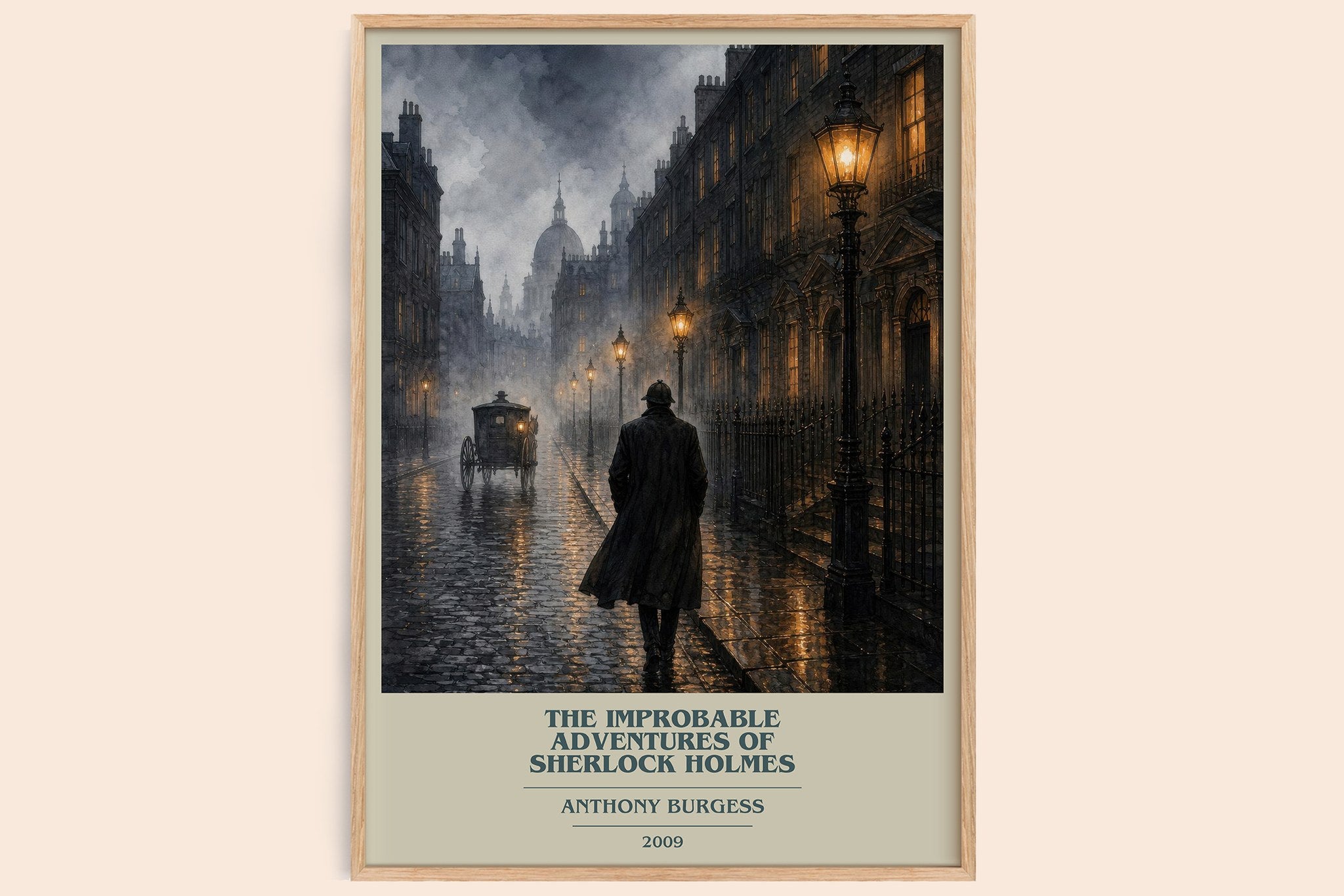 Improbable Adventures of Sherlock Holmes Book Cover Poster – A.