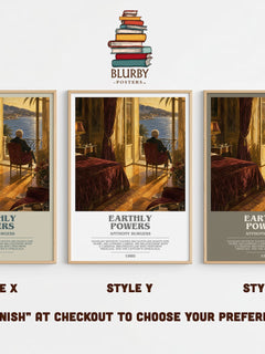 Earthly Powers Bookish Wall Art by Anthony Burgess – image 4