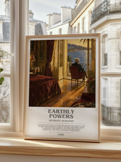 Earthly Powers Bookish Wall Art by Anthony Burgess – image 2