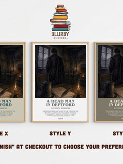 A Dead Man in Deptford Bookish Wall Art by Anthony Burgess – image 4