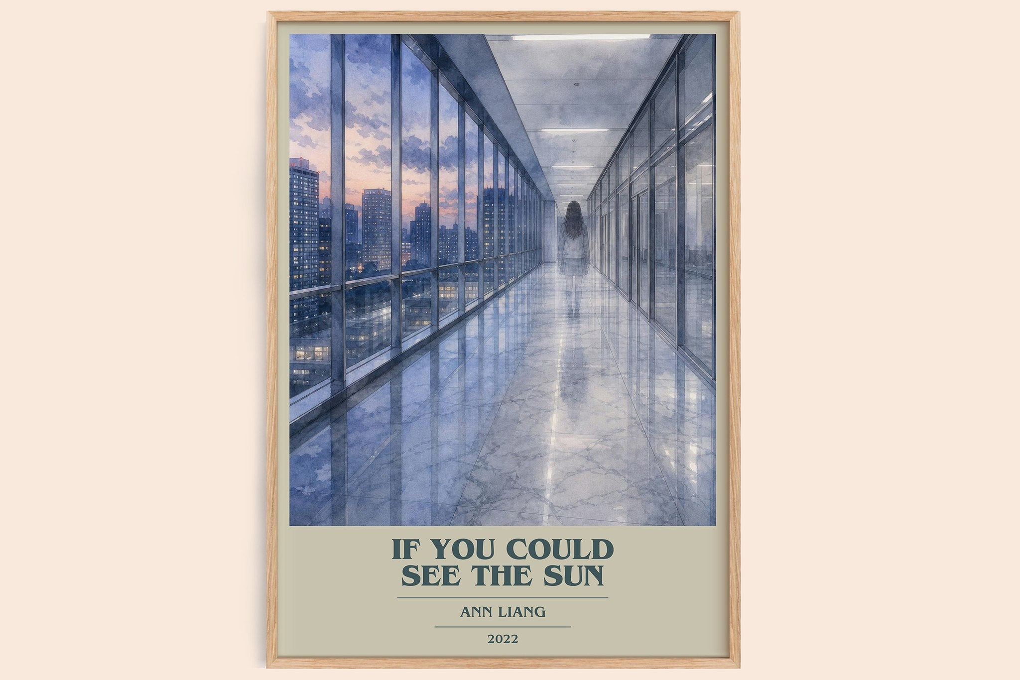 If You Could See the Sun Book Cover Poster by Ann Liang
