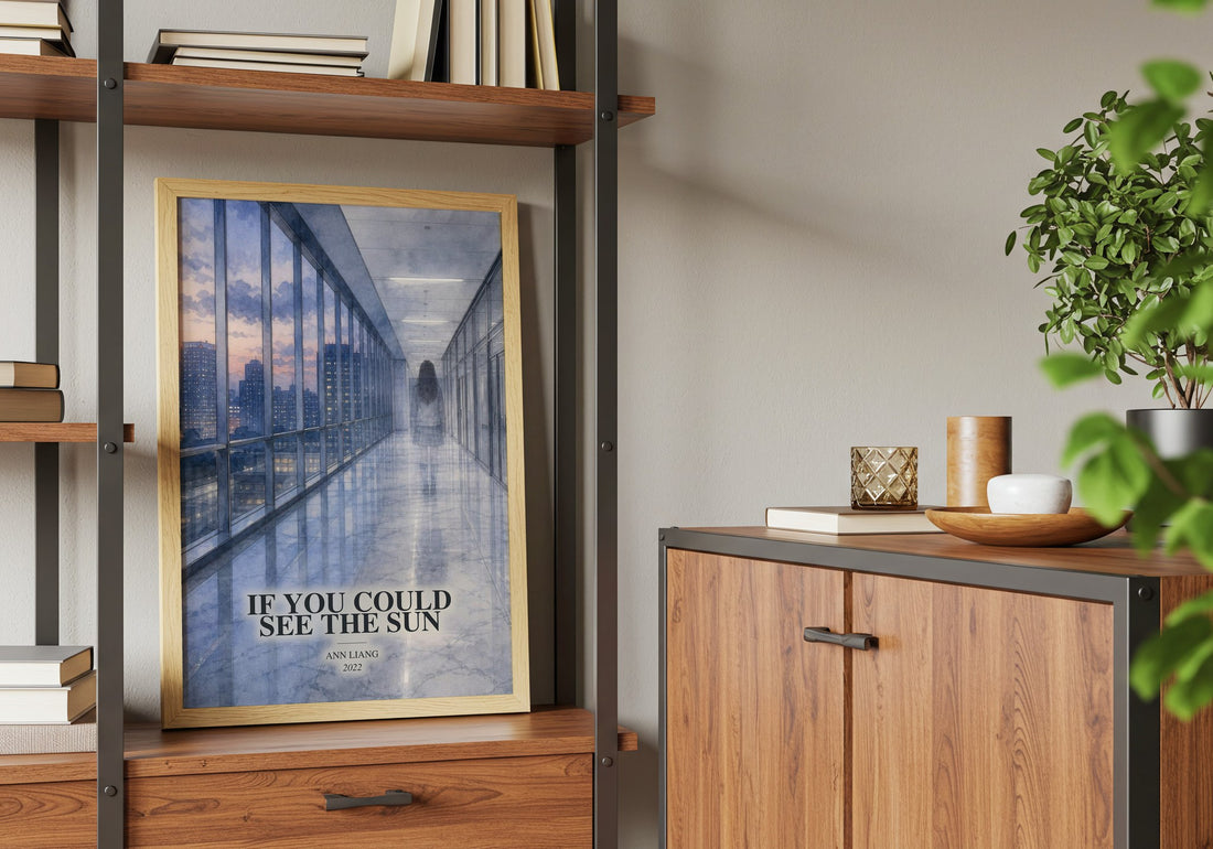 If You Could See the Sun book watercolour illustration paper finish options – matte satin gloss