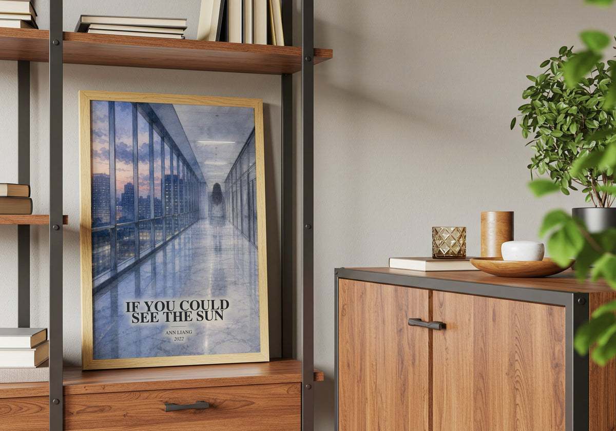 If You Could See the Sun book watercolour illustration paper finish options – matte satin gloss
