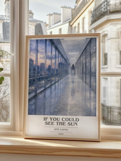 If You Could See the Sun book cover poster colour and style options – Ann Liang book art