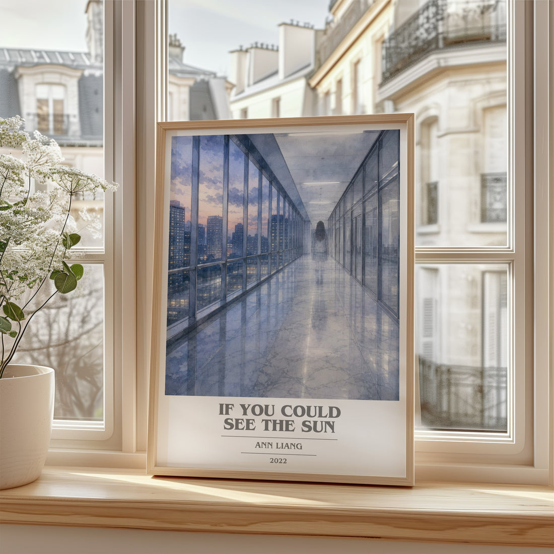 If You Could See the Sun book cover poster colour and style options – Ann Liang book art
