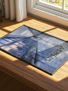If You Could See the Sun watercolour book poster framed on wall – young adult wall art