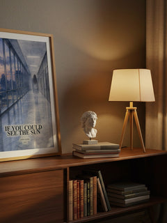 If You Could See the Sun watercolour print on bookshelf – Ann Liang fan gift