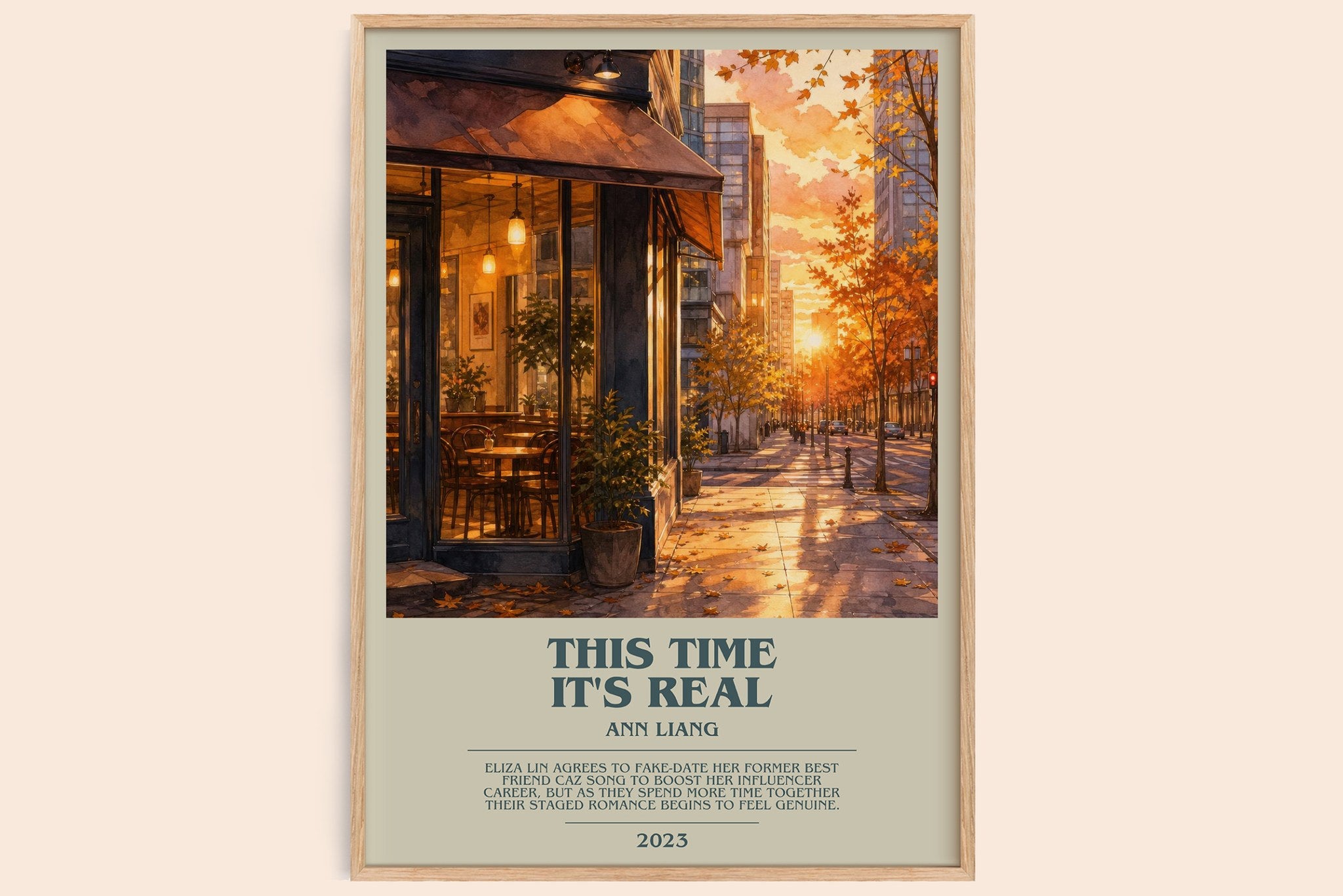 This Time It's Real Bookish Wall Art by Ann Liang
