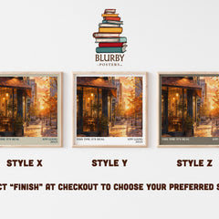 This Time It's Real literary print in frame leaning in hallway – young adult wall art