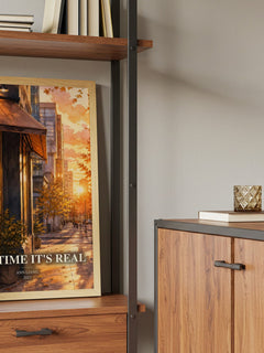 This Time It's Real book watercolour illustration paper finish options – matte satin gloss