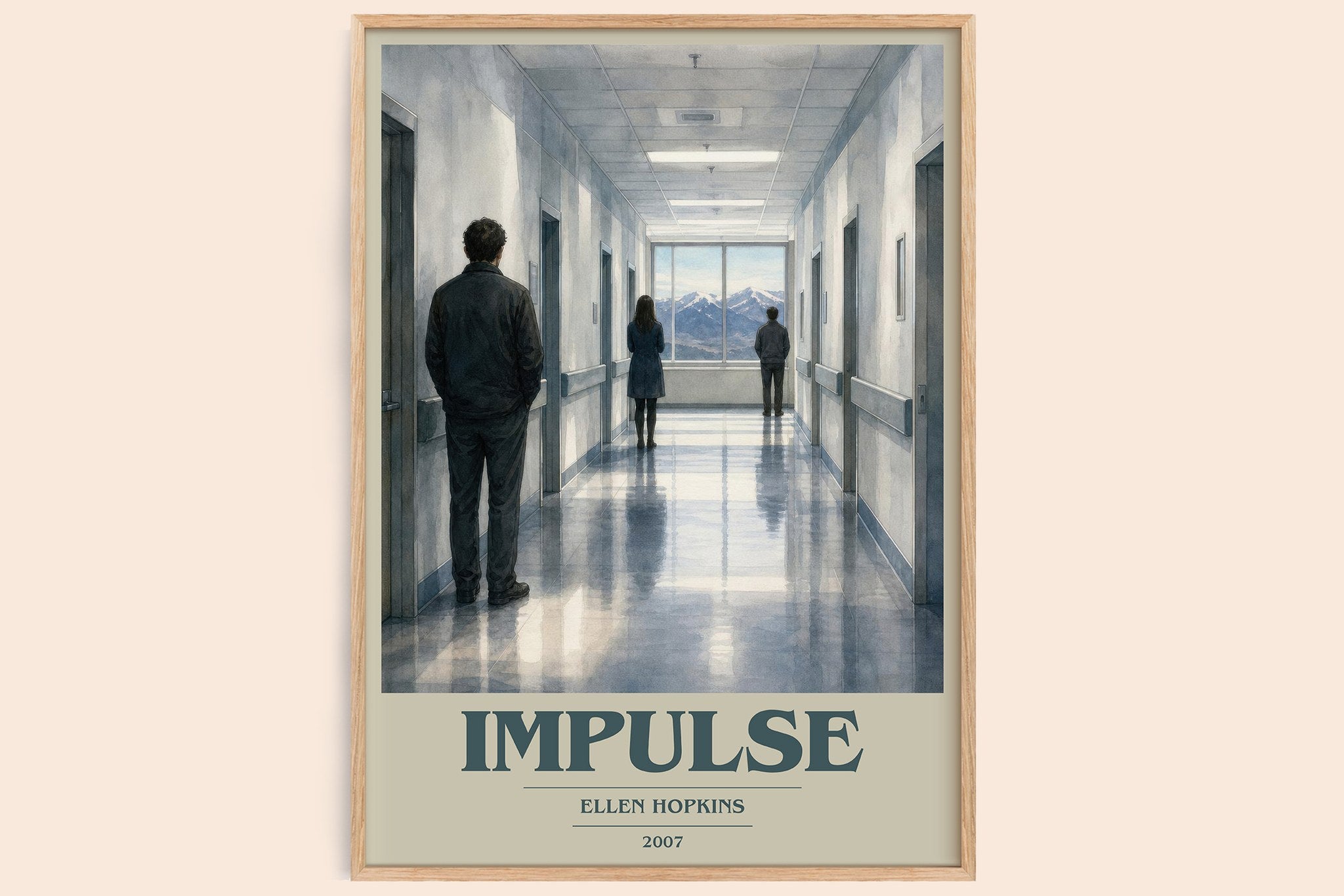 Impulse Book Cover Poster by Ellen Hopkins