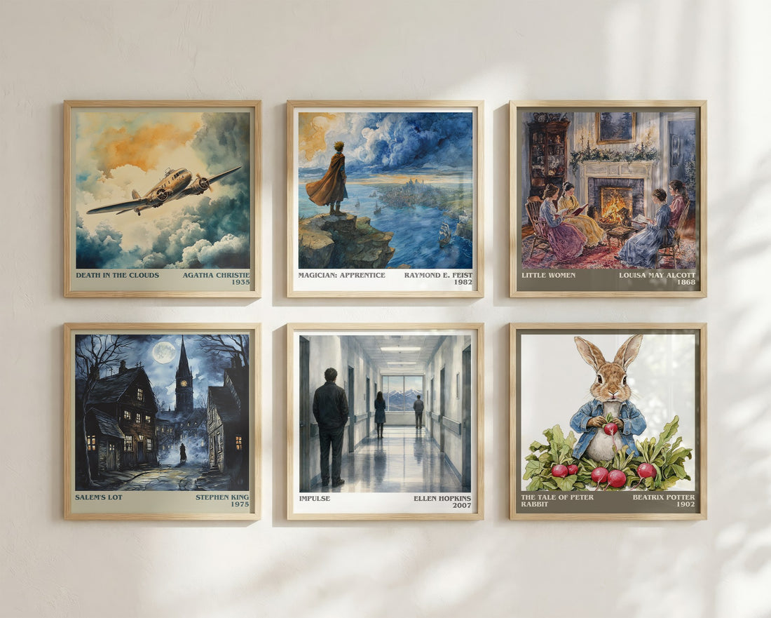 Impulse literary art print colour and style options – Ellen Hopkins book art
