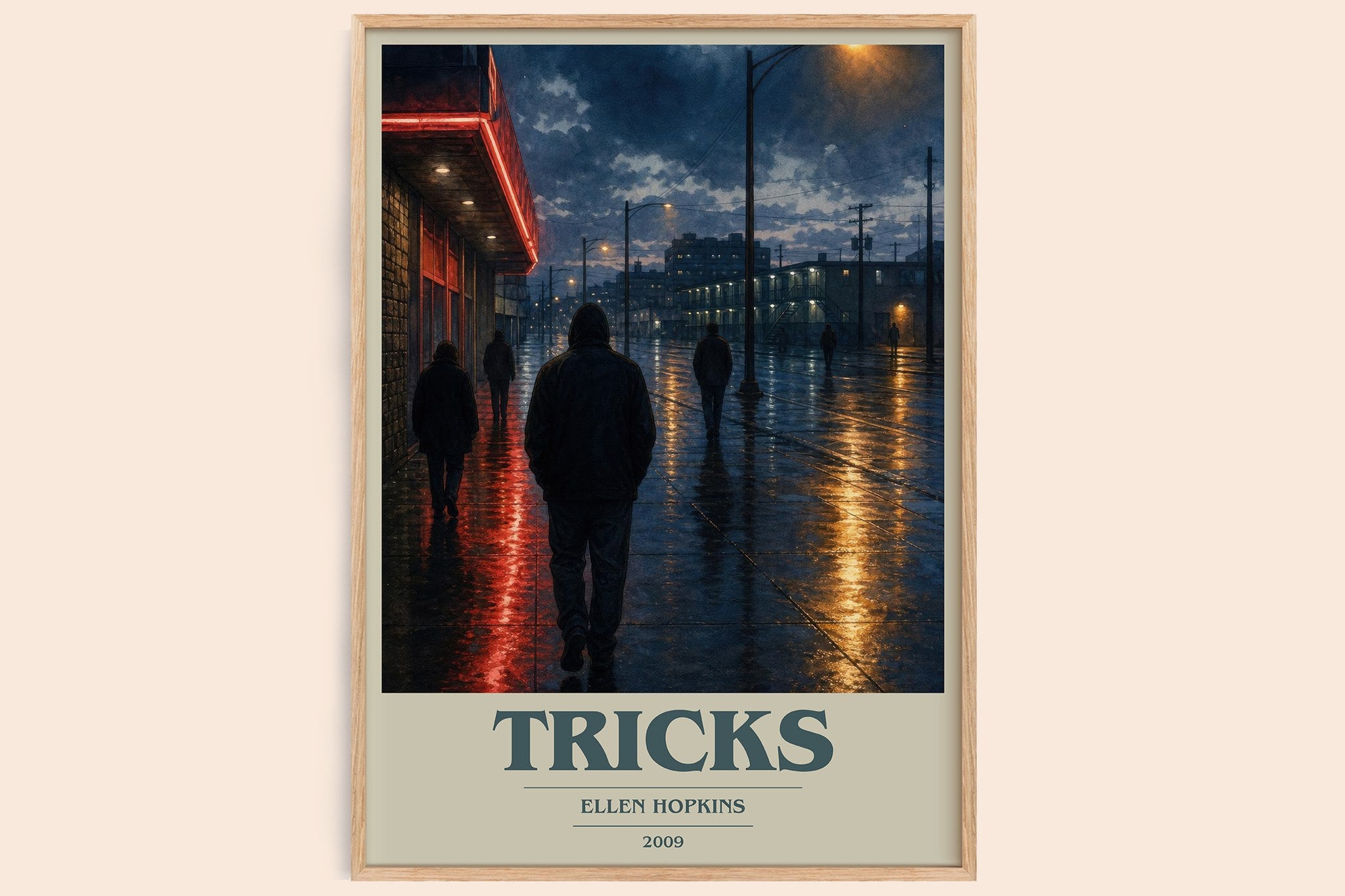 Tricks Book Cover Poster by Ellen Hopkins