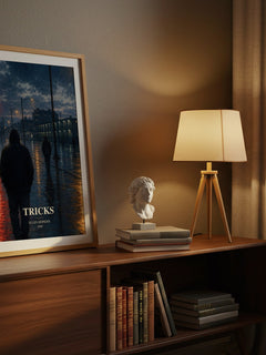 Tricks watercolour print on bookshelf – Ellen Hopkins fan gift