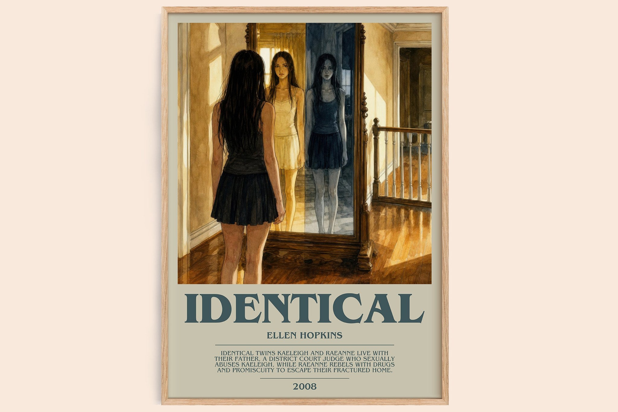 Identical Bookish Wall Art by Ellen Hopkins