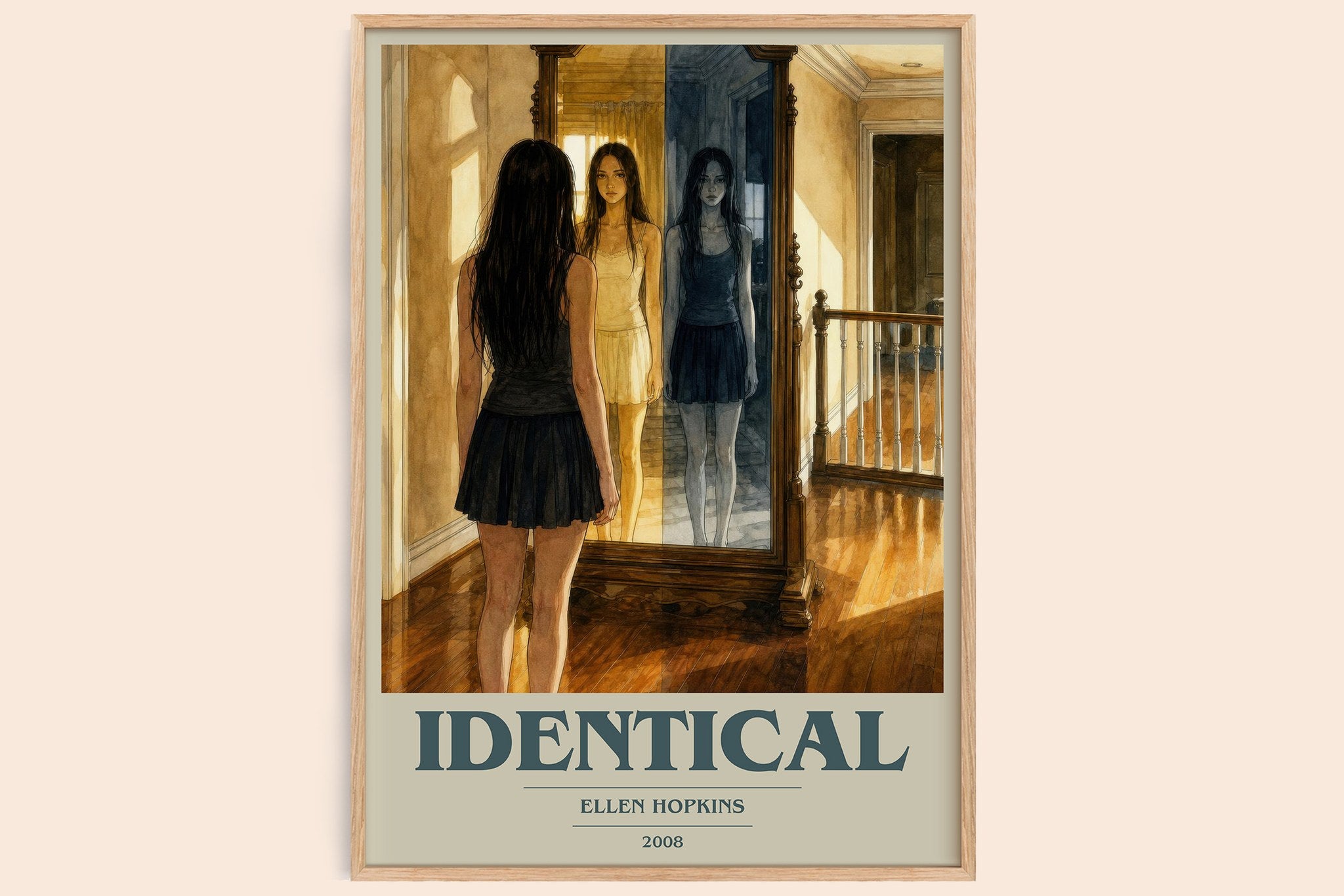 Identical Book Cover Poster by Ellen Hopkins