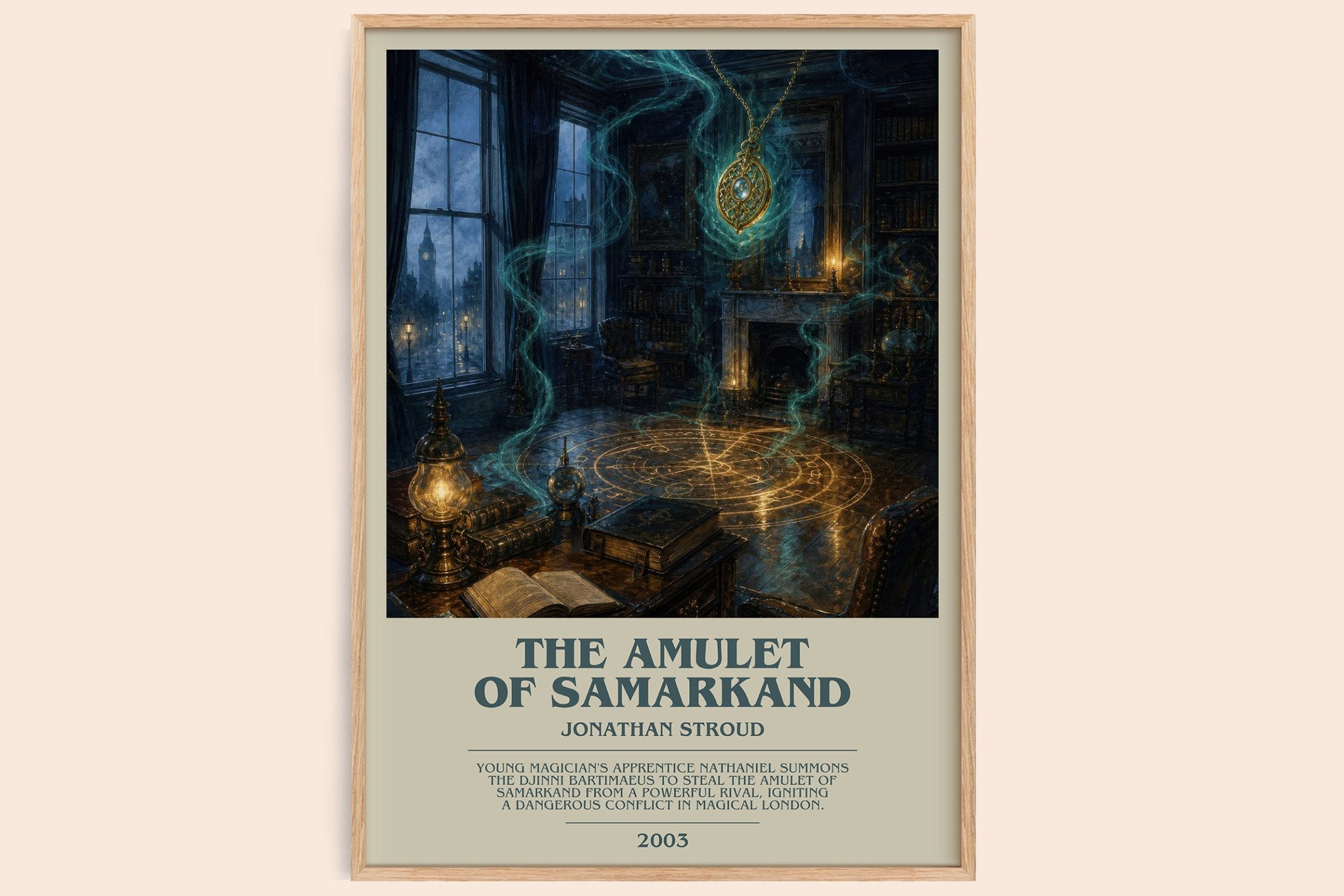 The Amulet of Samarkand Bookish Wall Art by Jonathan Stroud