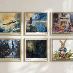 The Screaming Staircase literary art print colour and style options – Jonathan Stroud book art