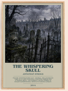 The Whispering Skull Bookish Wall Art by Jonathan Stroud – image 1