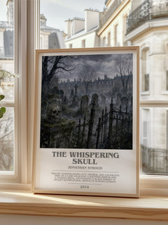 The Whispering Skull Bookish Wall Art by Jonathan Stroud – image 2