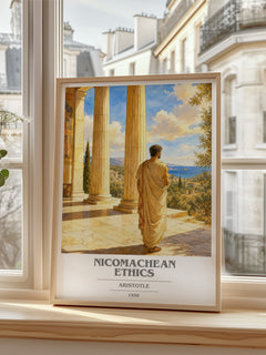 Nicomachean Ethics book cover poster colour and style options – Aristotle book art
