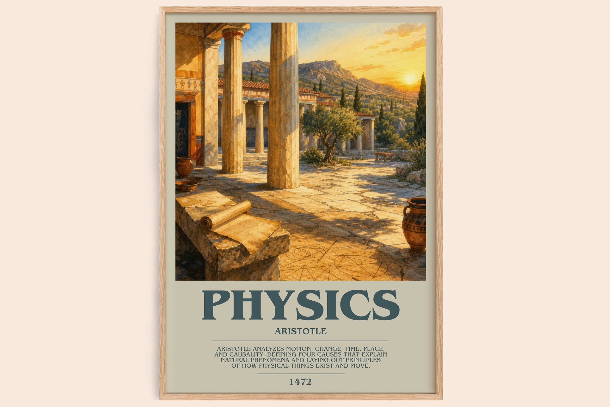 Physics Bookish Wall Art by Aristotle