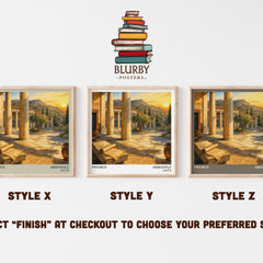 Physics literary print in frame leaning in hallway – philosophy wall art