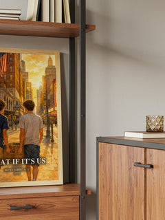 What If It's Us book watercolour illustration paper finish options – matte satin gloss