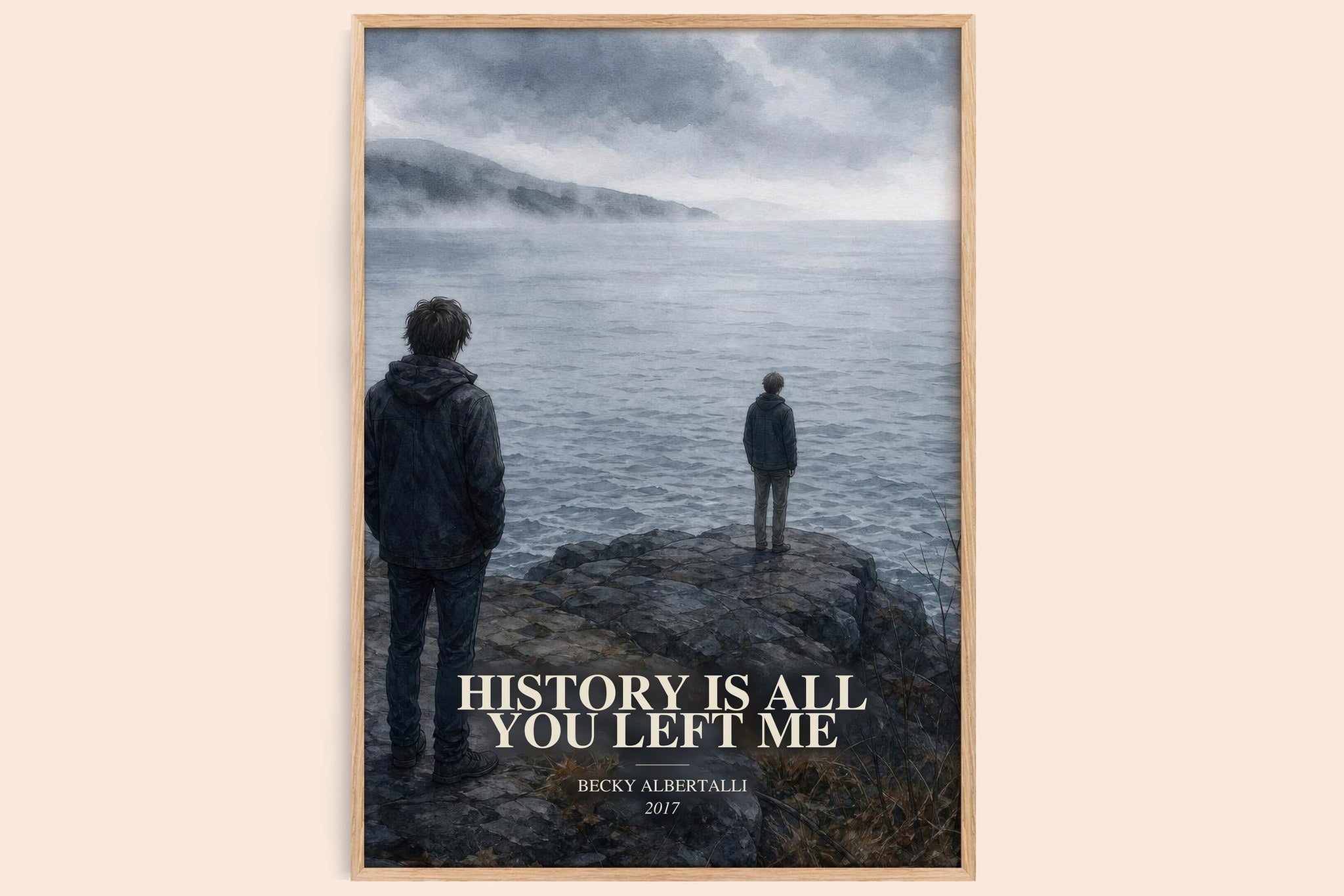 History Is All You Left Me Book Watercolour Illustration by Becky Albertalli