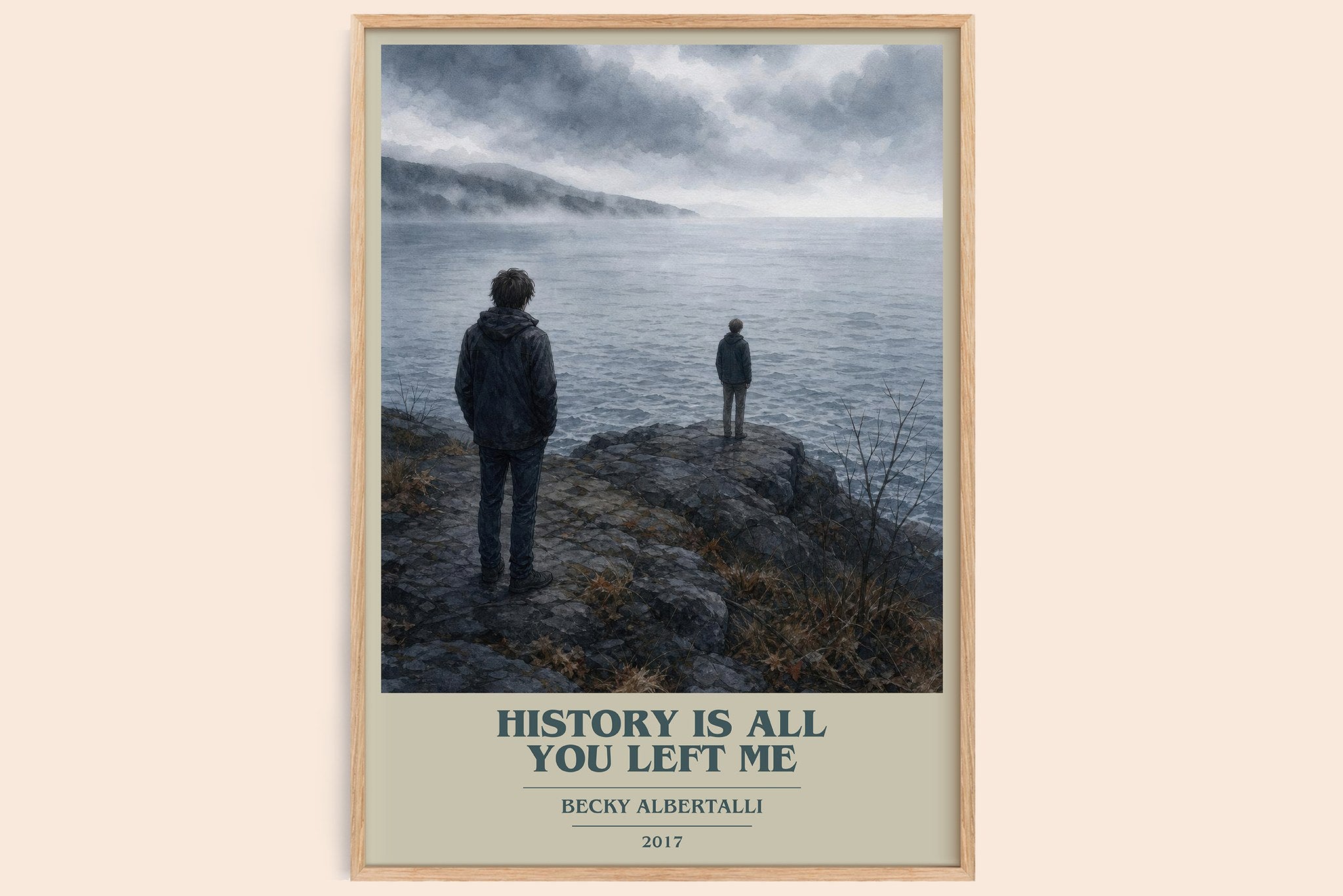 History Is All You Left Me Book Cover Poster by Becky Albertalli