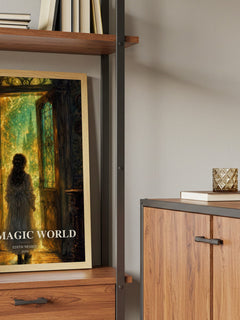 The Magic World book watercolour illustration paper finish options – matte satin gloss