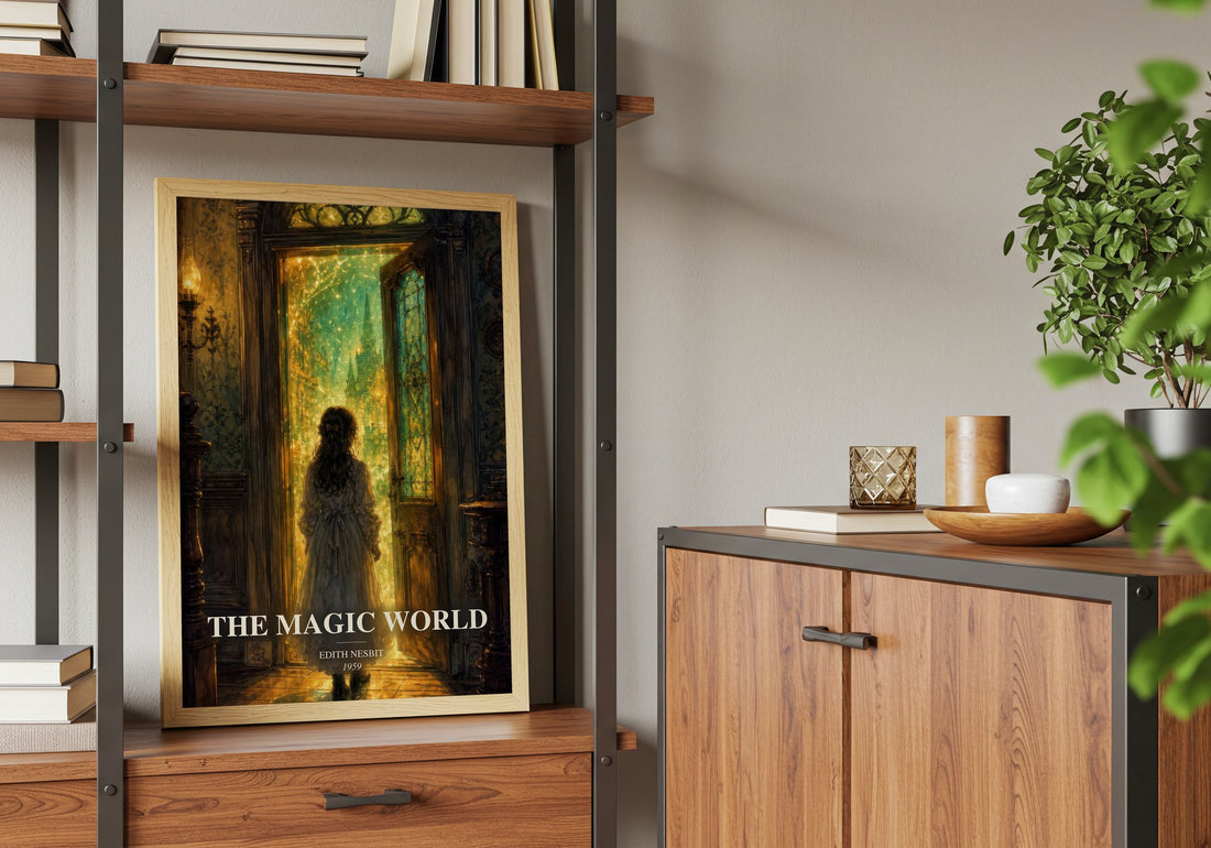 The Magic World book watercolour illustration paper finish options – matte satin gloss