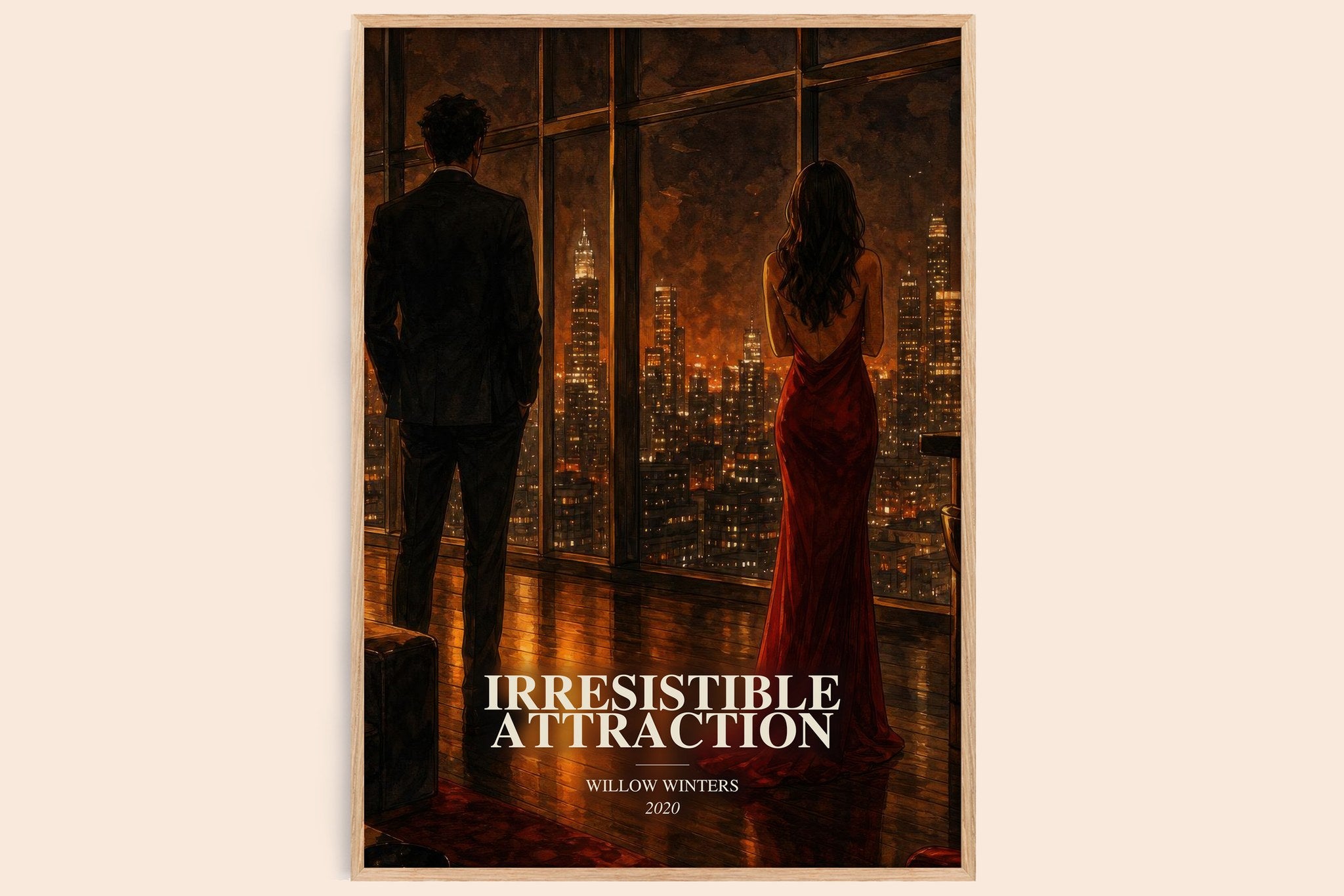 Irresistible Attraction Book Watercolour Illustration by W. Winters