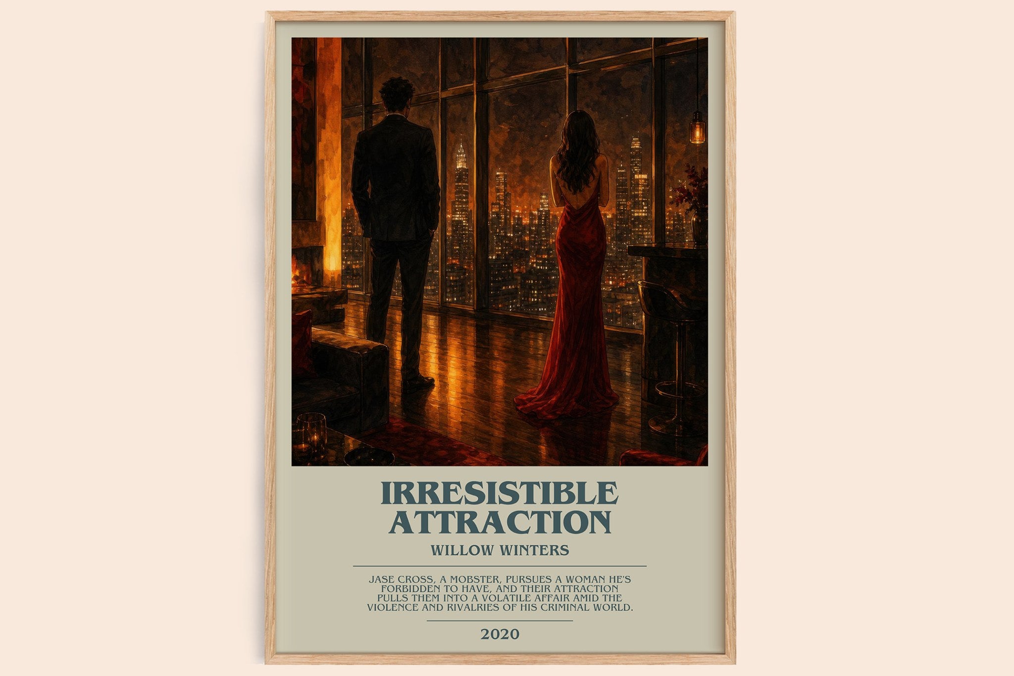 Irresistible Attraction Bookish Wall Art by Willow Winters
